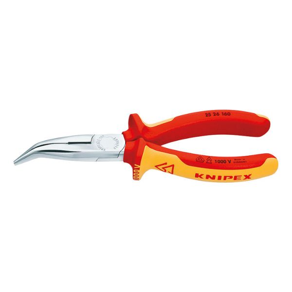 Pinza De Punta Curva Aislación Bicom 160mm - Knipex Kn0828