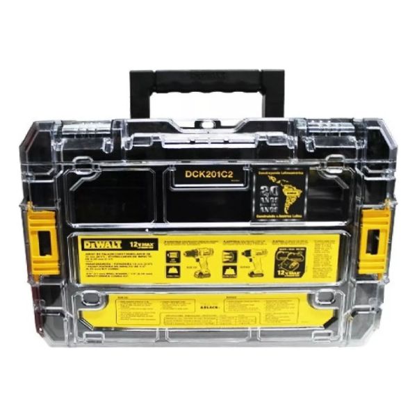 Combo Dewalt 12v Taladro + Atornillador Impacto Dck201c2 K37 - Imagen 3