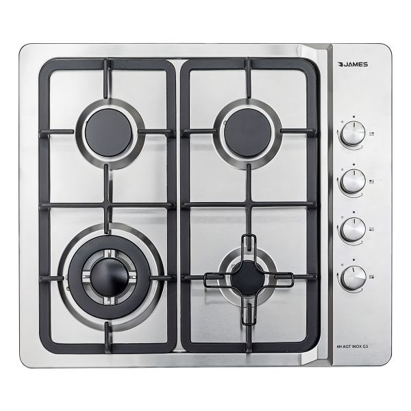 Anafe James 4hg Tcs Inox G3 De Empotrar A Gas Kirkor
