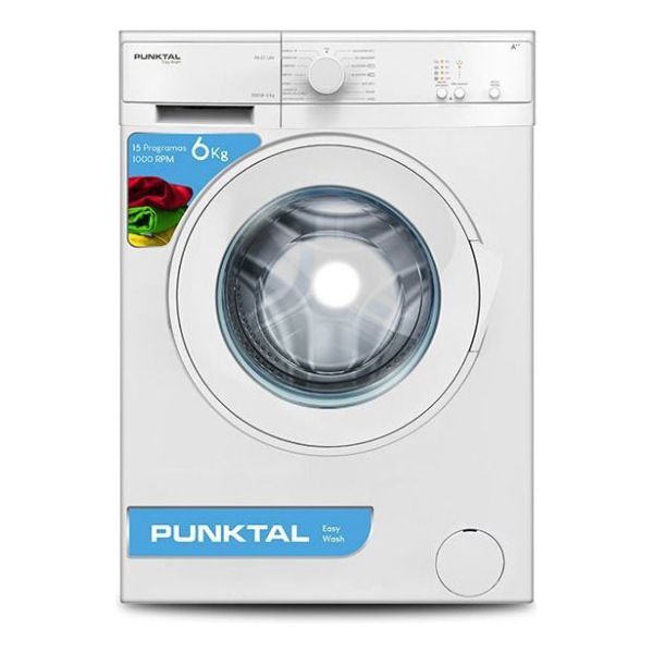 Lavarropas Punktal Pk-07 Lav 6kg Blanco 1000 Rpm Kirkor