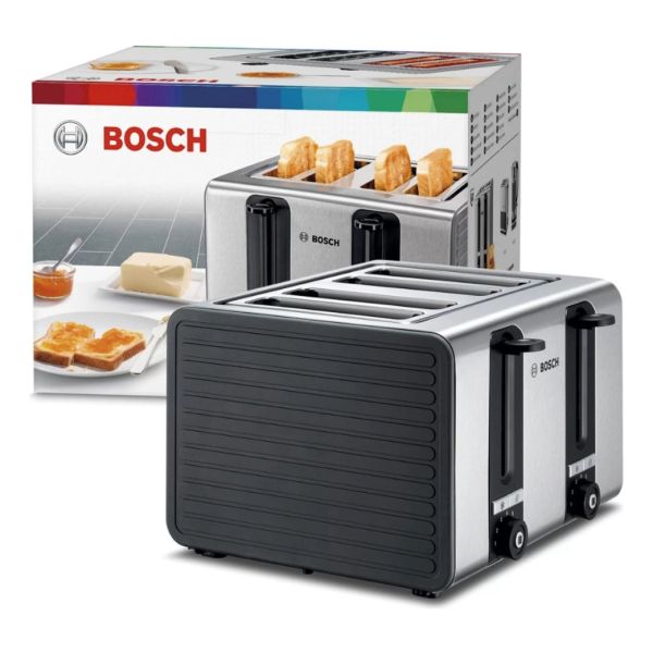 Tostadora Bosch 4 Panes 1800w Funcion Recalentar Inox Dimm C - Imagen 7