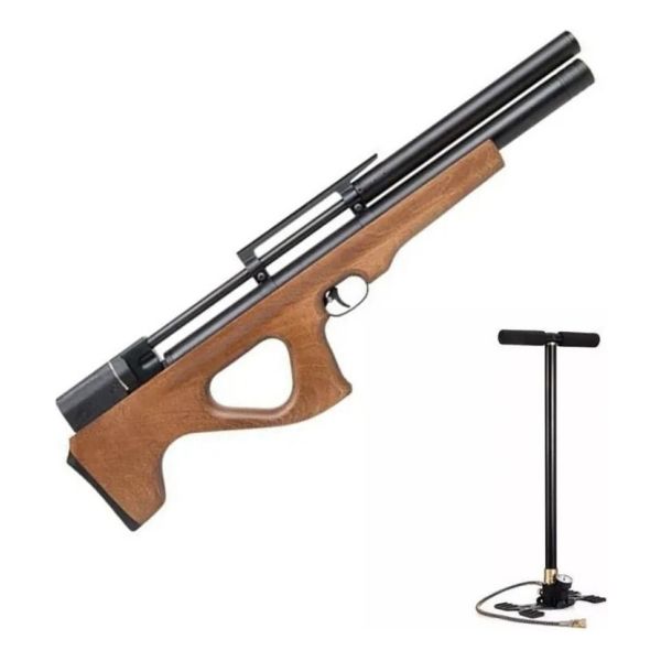 Rifle Pcp 6,35mm Artemis P15 + Inflador Madera Kirkor Outdoo