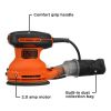 Lijadora Roto Orbital Black + Decker + Set De 10 Lijas 125mm - Imagen 3