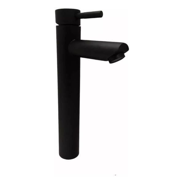 Monocomando Lavatorio Negro Mate Palito 31cm Wico Rimontti