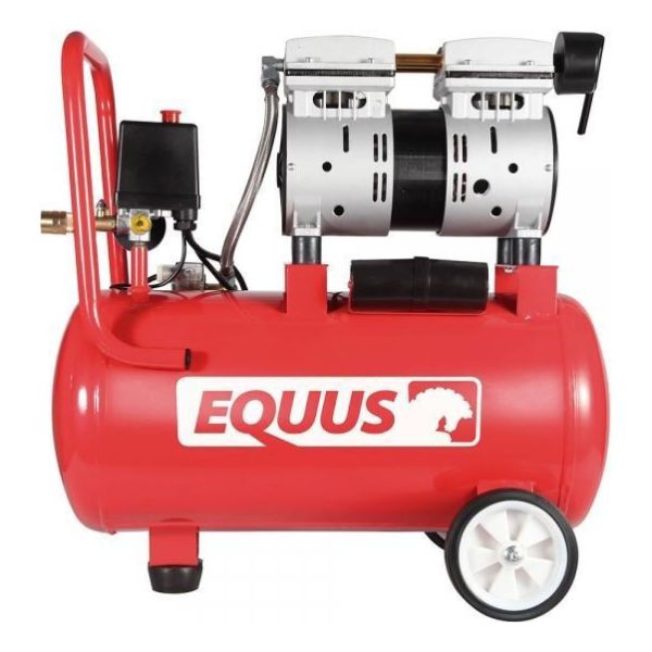 Compresor 1hp 24 Litros Sin Aceite Premium Equus