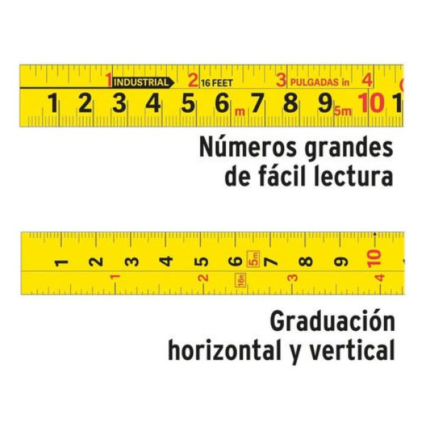 Flexómetro Auto Lock, 3 M, Cinta 16 Mm Truper Kirkor - Imagen 2