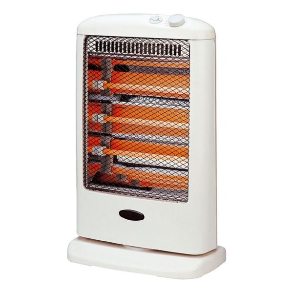 Estufa Electrica Halógena Oscilante 1200w James Che1200