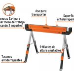 Caballete Mesa Banco De Trabajo Truper 600kg Plegable - Imagen 2