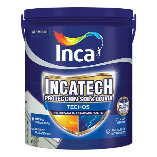 Membrana Liquida Inca Incatech Teja Impermeabilizante 4kg