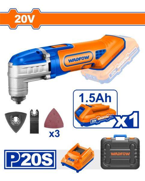 Herramienta Multifuncion A Bat 20v P20s C/ Bat Carg Wadfow - Imagen 2