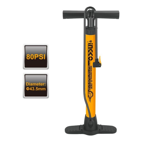 Inflador De Mano Ingco Multiuso Mpp4501 80 Psi Kirkor