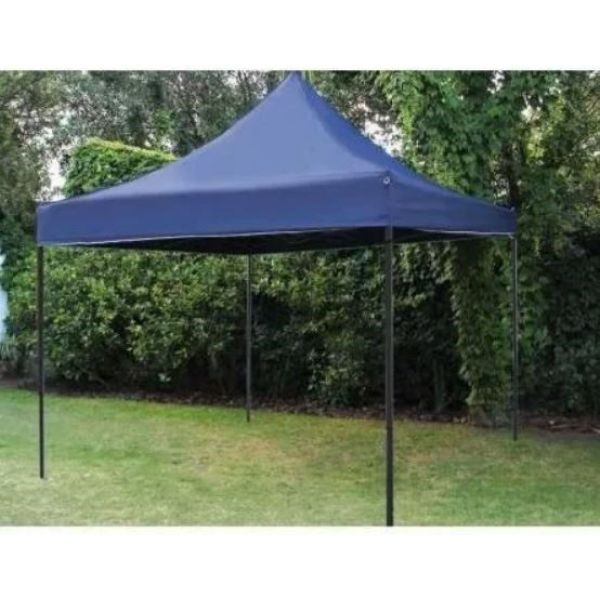 Gazebo Plegable 2 X 2 Mt Reforzado Azul Lona Toldo Impermeab - Imagen 2