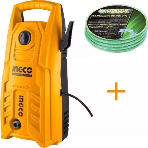 Hidrolavadora 130 Bar 1400w Ingco Hpwr14008 5.5l/min