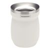 Mate Tramontina Blanco En Acero Inoxidable 240ml Kirkor