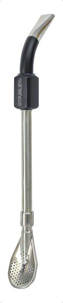 Bombilla Para Mate Stanley Spoon Acero Inoxidable Negra - Imagen 2