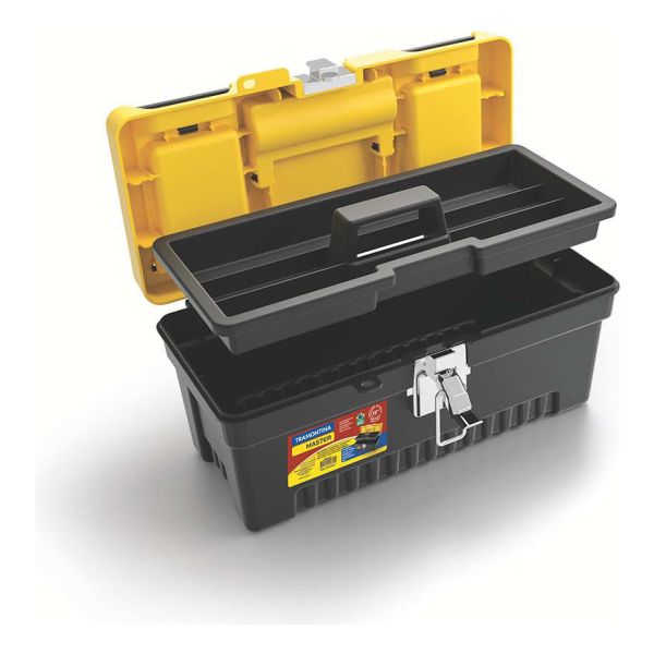 Caja De Herramientas Tramontina 20'' Broches De Metal Brasil - Imagen 2