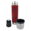 Termo Stanley Classic Rojo 591ml Tapón Cebador - Imagen 2