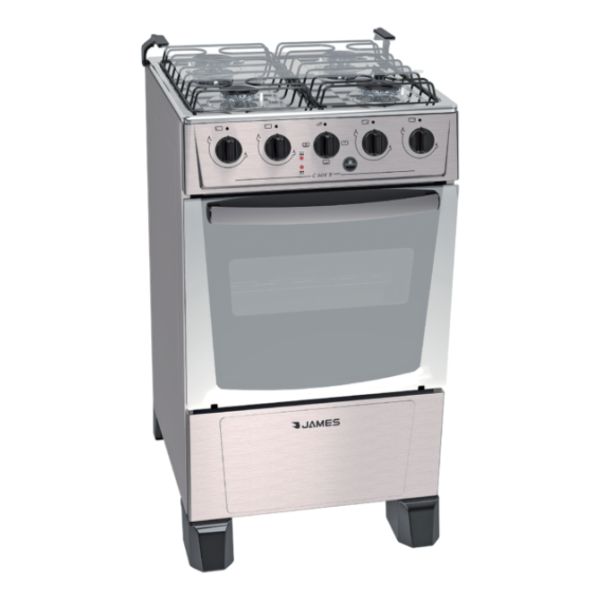 Cocina James C 205 B Inox Combinada Kirkor