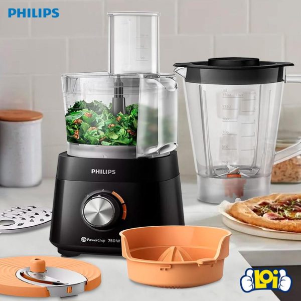Procesador De Alimentos Philips Hr7302/90 750w 6 Accesorios - Imagen 8