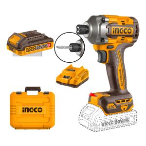 Atornillador De Impacto C/2baterias 20v Cargador 2 Puntas Y