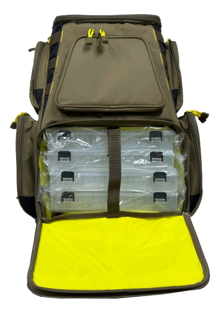 Mochila Jma-01 Beige Con4 Organizadores 30x20x45cm - Imagen 2