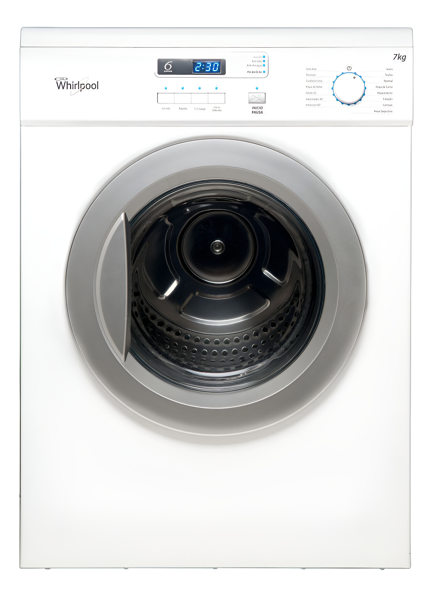 Secarropas Carga Frontal Whirlpool 7 Kg Blanco