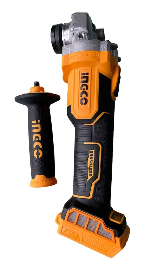 Amoladora 2 Bat + Carg + Discos Ingco Cagli2011582 Color Amarillo Frecuencia 50hz - Imagen 6