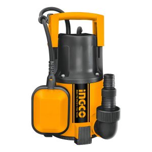 Bomba Sumergible Plastico 400w Agua Limpia Ingco Spc4001 Amarillo
