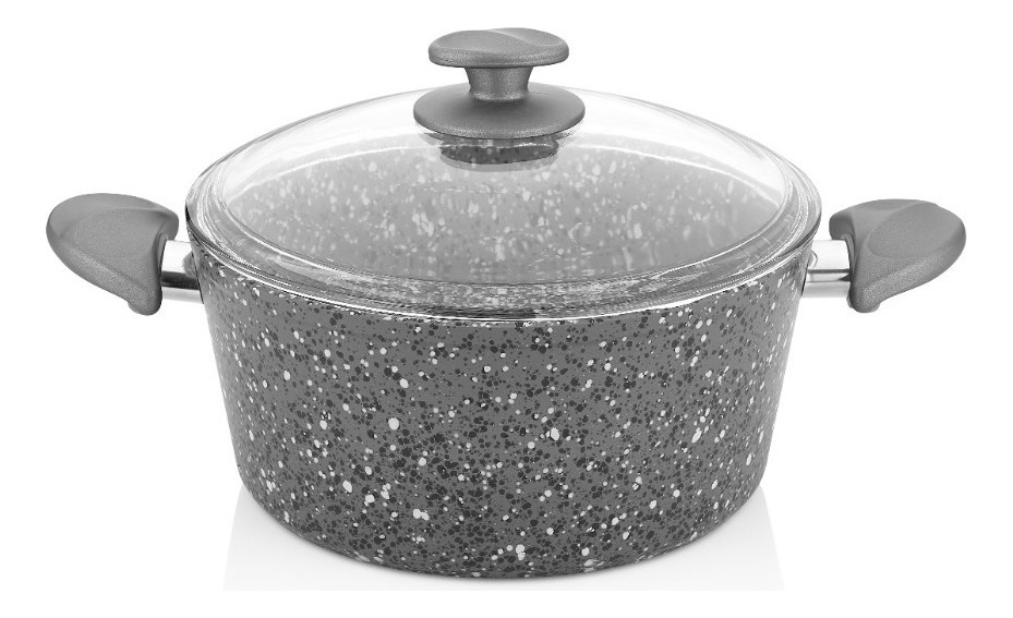 Set Cocina Granito 4 Piezas Papilla Olla Sarten Plancha - Imagen 5