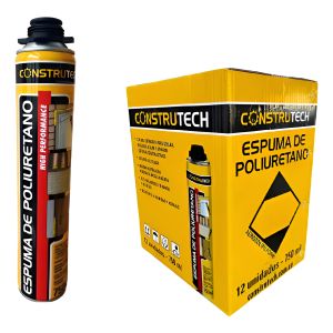 Espuma De Poliuretano 750ml X Caja 12uni. Comun O P/pistola