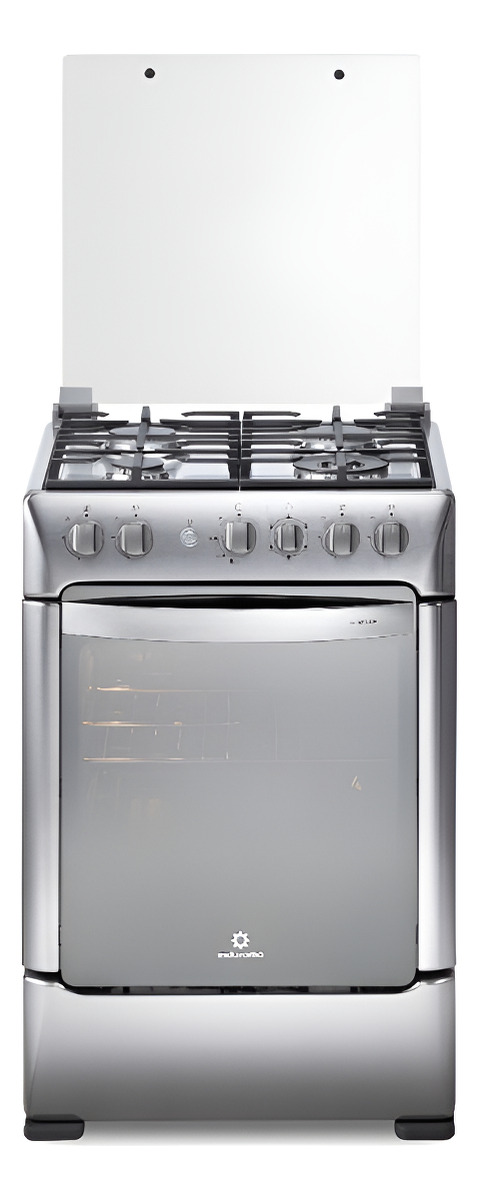 Cocina A Gas 4 Hornallas Indurama Florencia Inoxidable