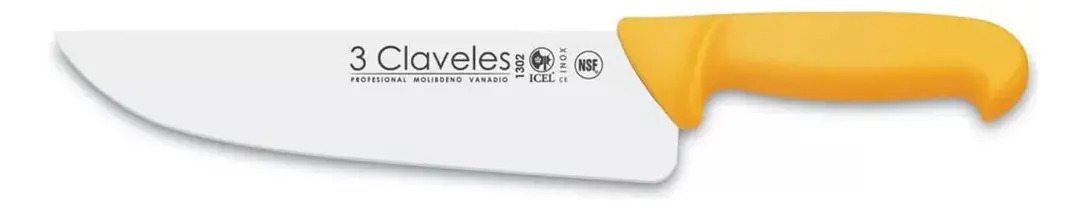Cuchillo Carnicero Ancho 9.5'' 1302 3 Claveles