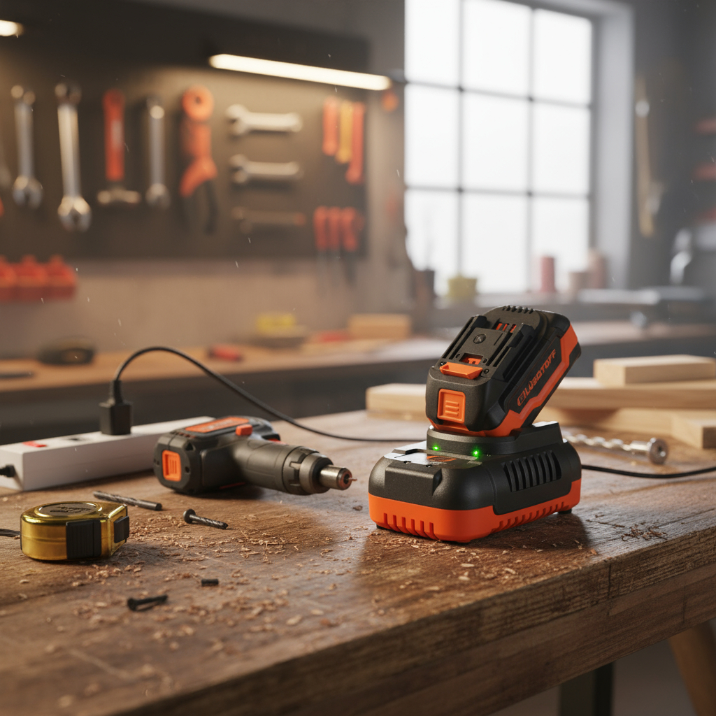 Set Cargador + Bateria 18v 4,0 Amp 54w Lusqtoff Lbc1840-9 - Imagen 2