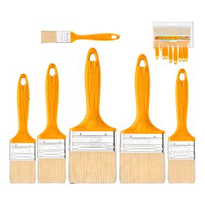 Set X12 Pinceles Mango Plástico Ingco Chptb78601201