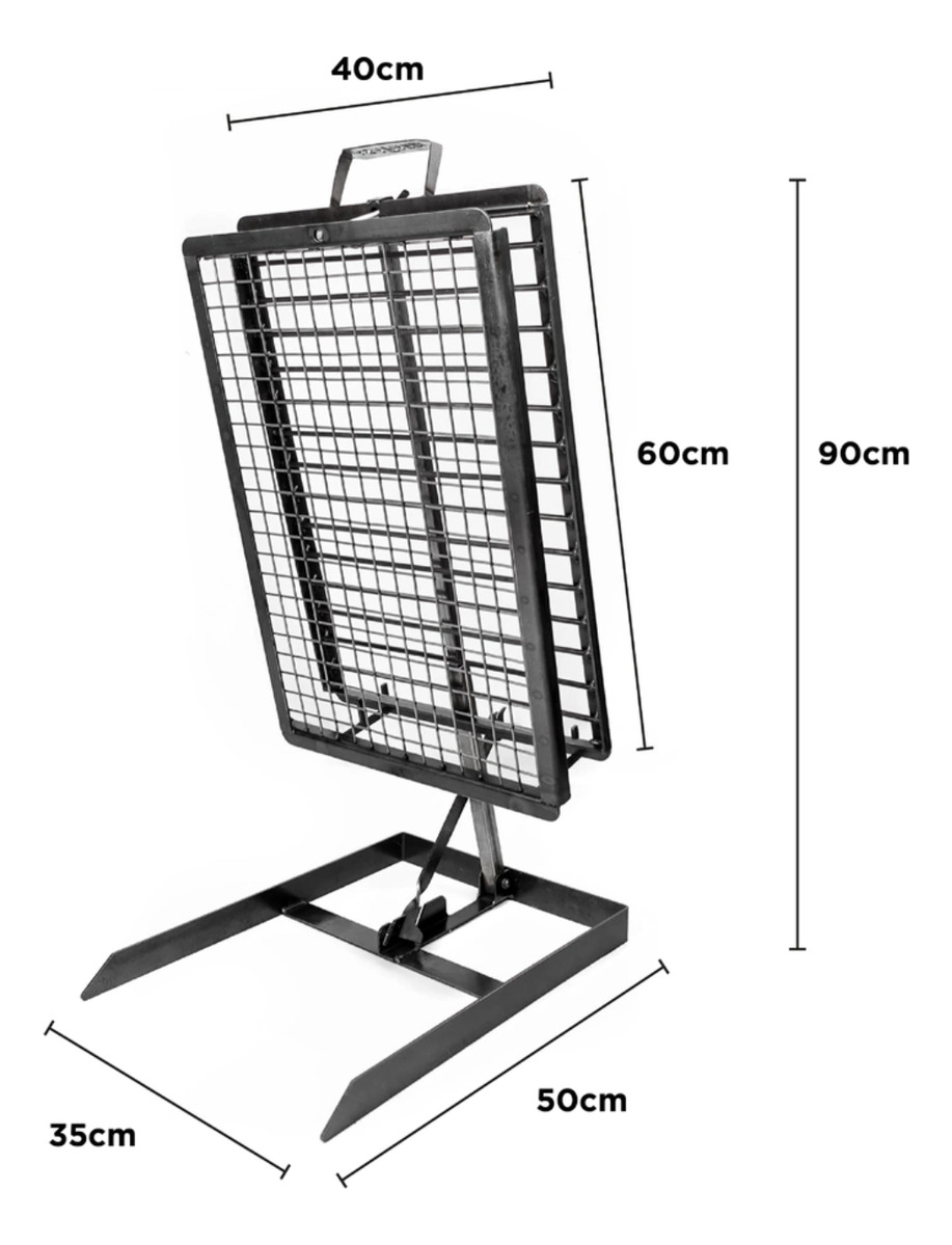 Kit Asaparri Parrillero Y Asador Portatil - Imagen 3