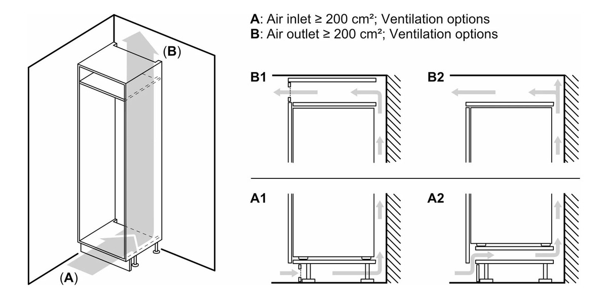 Refrigerador Panelable Bosch Con Freezer Kiv86vse0 267 Lts - Imagen 8
