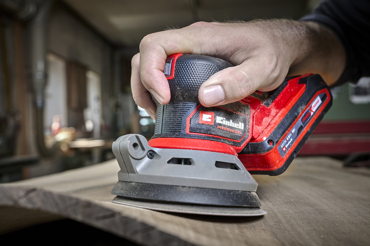 Lijadora Excéntrica Inalámbrica + Cargador Y Batería 2,5 Ah - Imagen 9