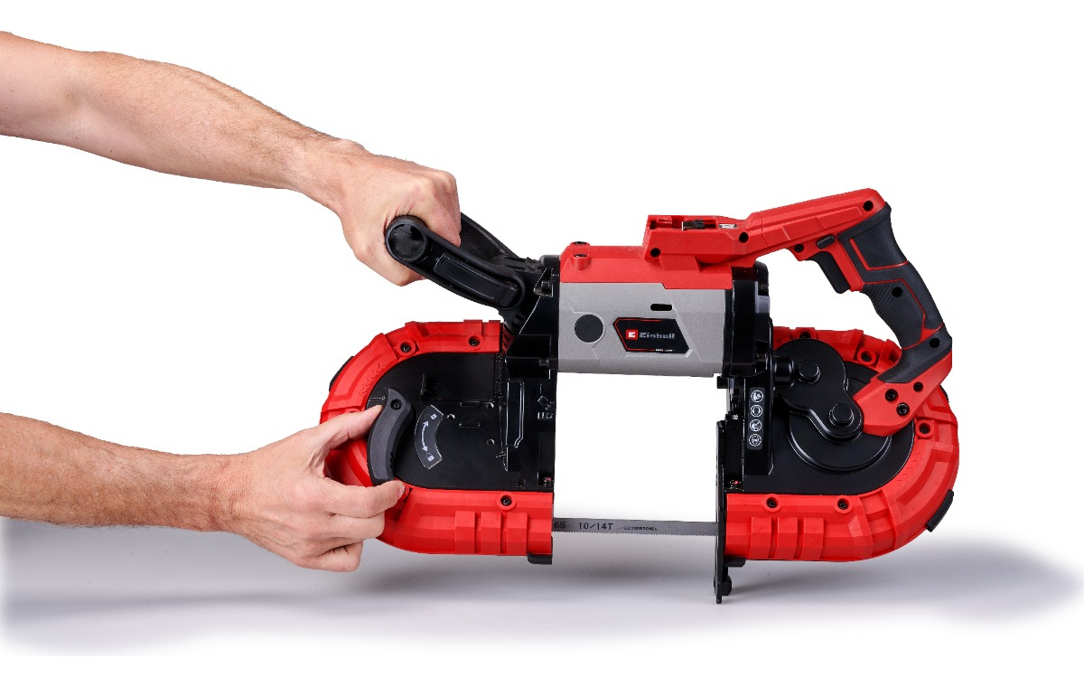 Sierra De Banda Inalám Te-mb 18/127 + Cargador Y Bat 4,0 Ah - Imagen 2