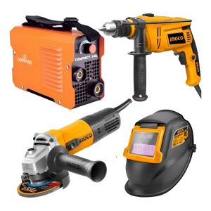 Soldadora Smarter Inverter Compact 140 + Kit Herrero Ingco 2