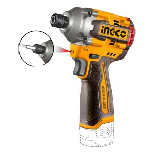 Atornillador De Impacto A Bateria 16v 170nm Ingco Cirli16178