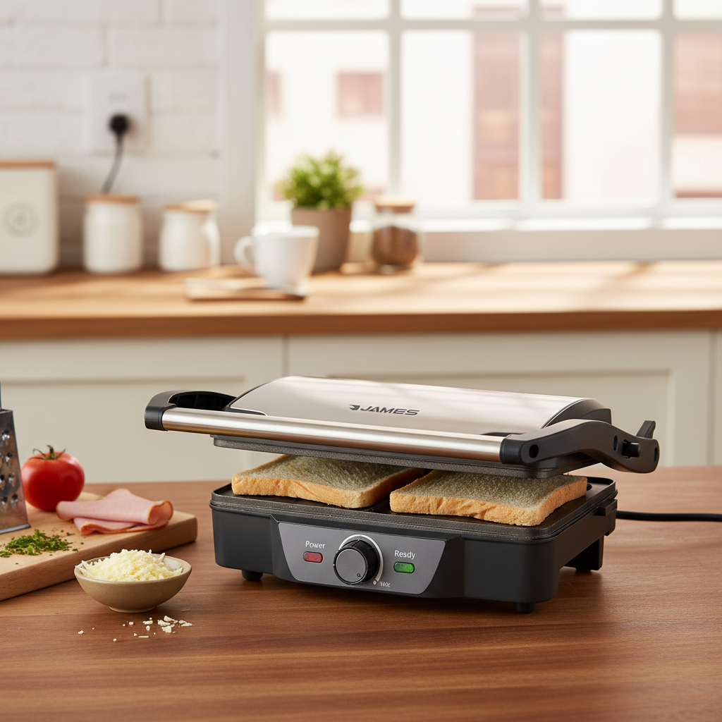 Grill Sandwichera James Gsj 1600w - Imagen 2