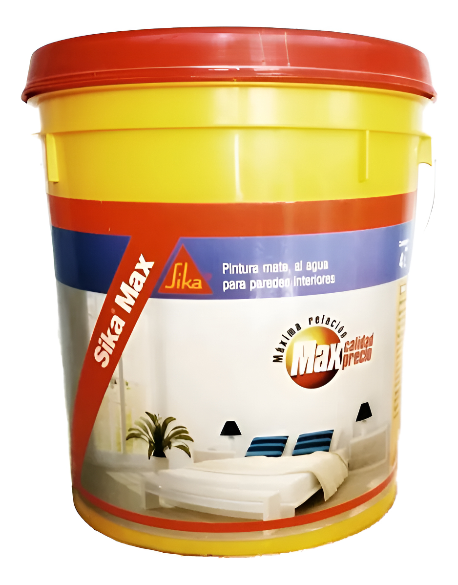 Pintura Latex Pared Interior Sika Max 18 Lt Calidad Oferta