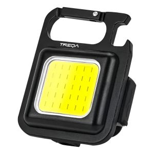 Mini Linterna Recargable Treqa Linterna Negro Luz Blanco