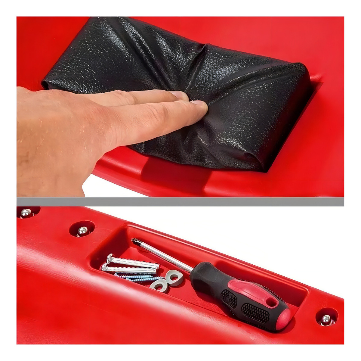 Camilla De Mecanico Lusqtoff Lca40 Plastica Reforzada Ruedas - Imagen 2