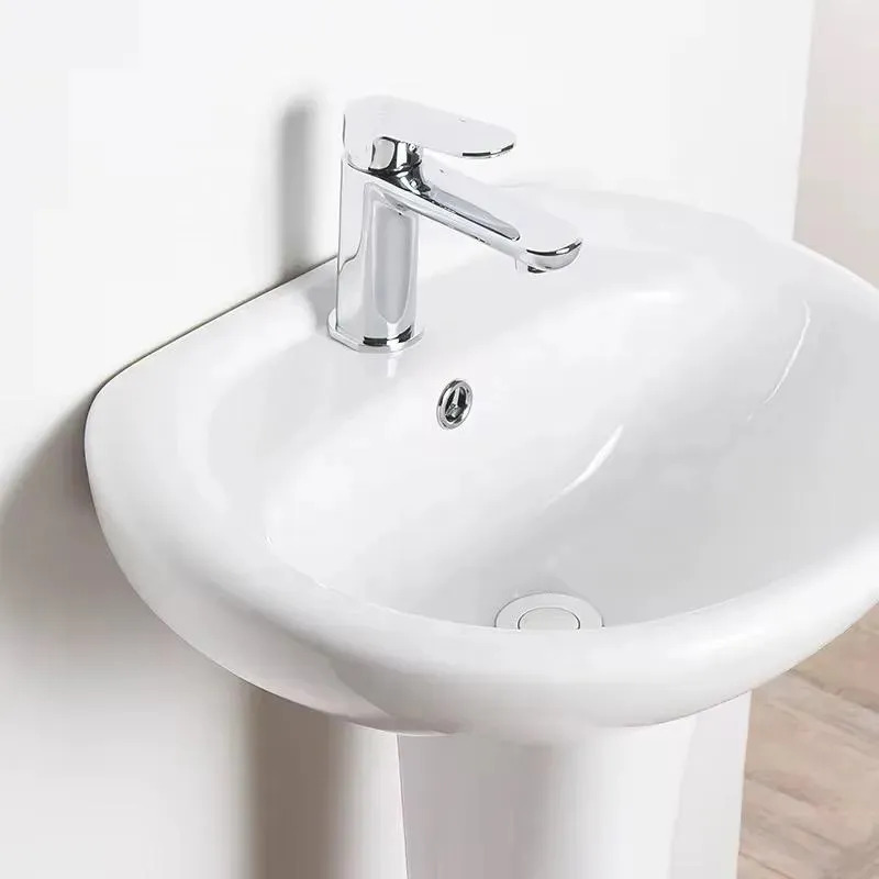 Lavatorio - Baño - Pileta- Columna Color Blanco - Imagen 2