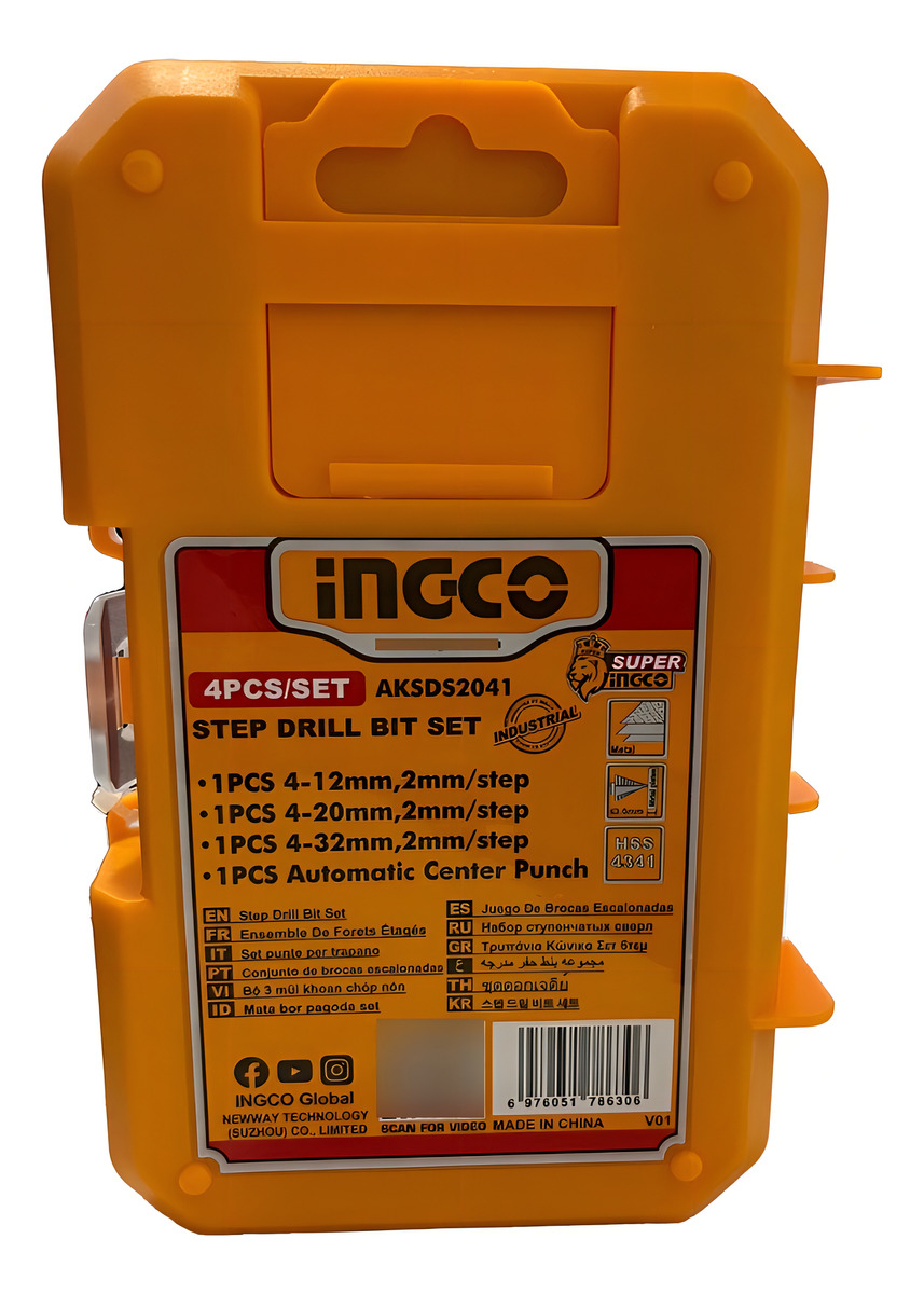 Set 4 Mechas Cónicas Ingco Aksds2041 - Imagen 2