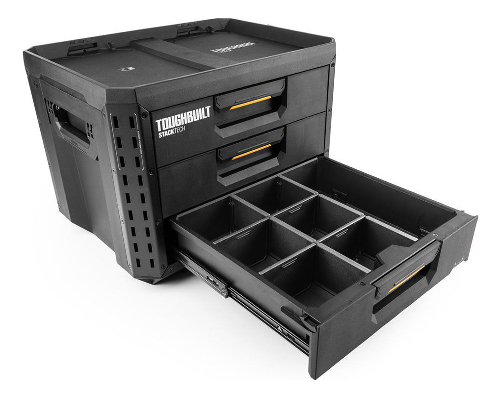 Cajón Con 3 Estantes Stacktech Tb-b1-d-70-3 Toughbuilt - Imagen 4