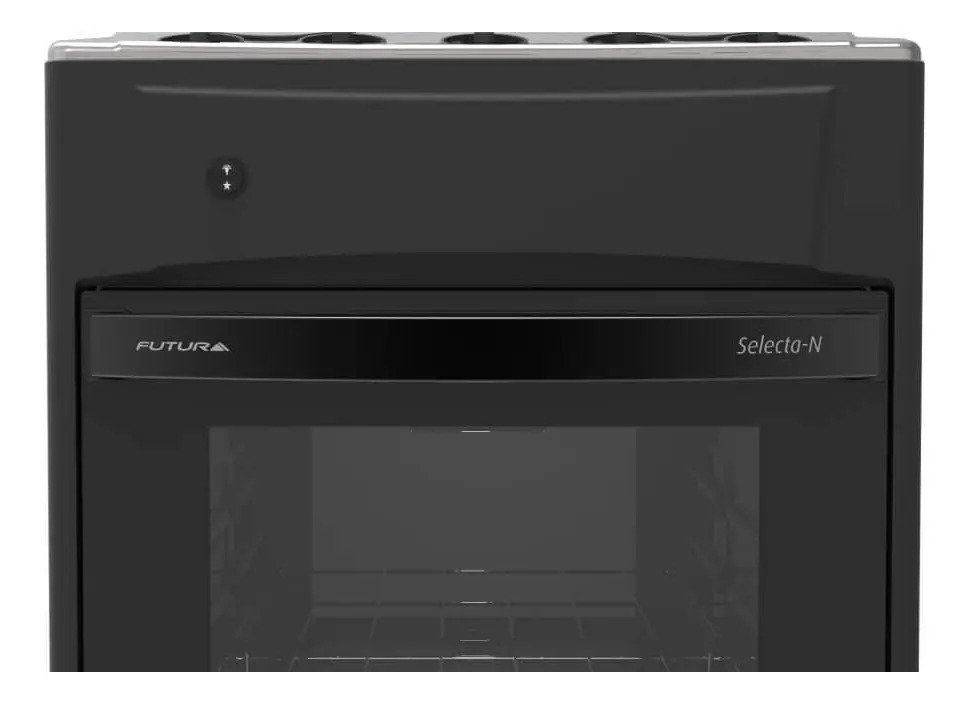 Cocina A Supergas Futura Selecta Negra - Imagen 3