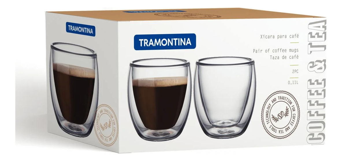 Juego De Tazas De Café Tramontina De 2 Piezas - 110 Ml - Imagen 7
