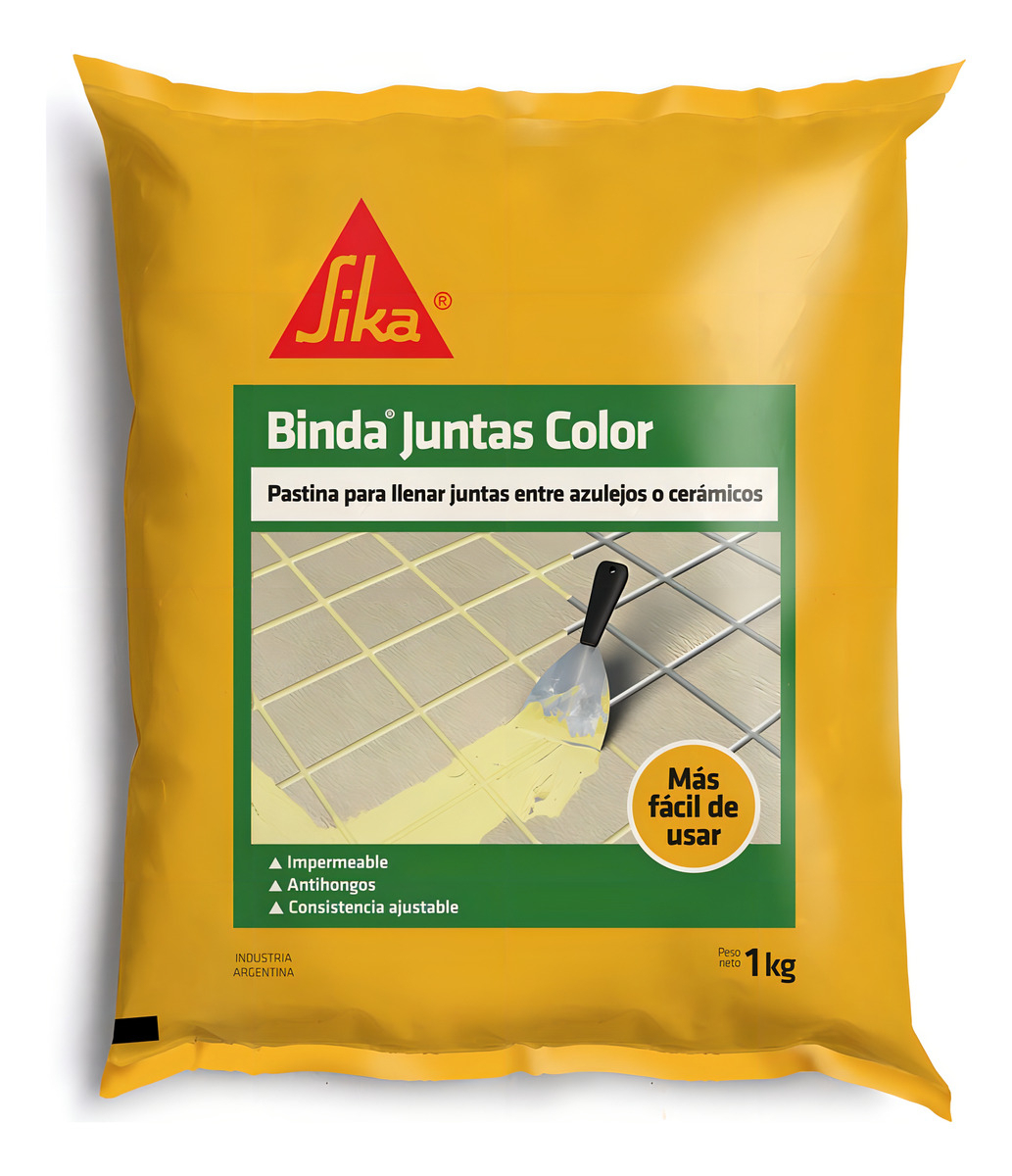 Pastina Binda Juntas Sika Color Blanco Cerámicas X 1 Kg